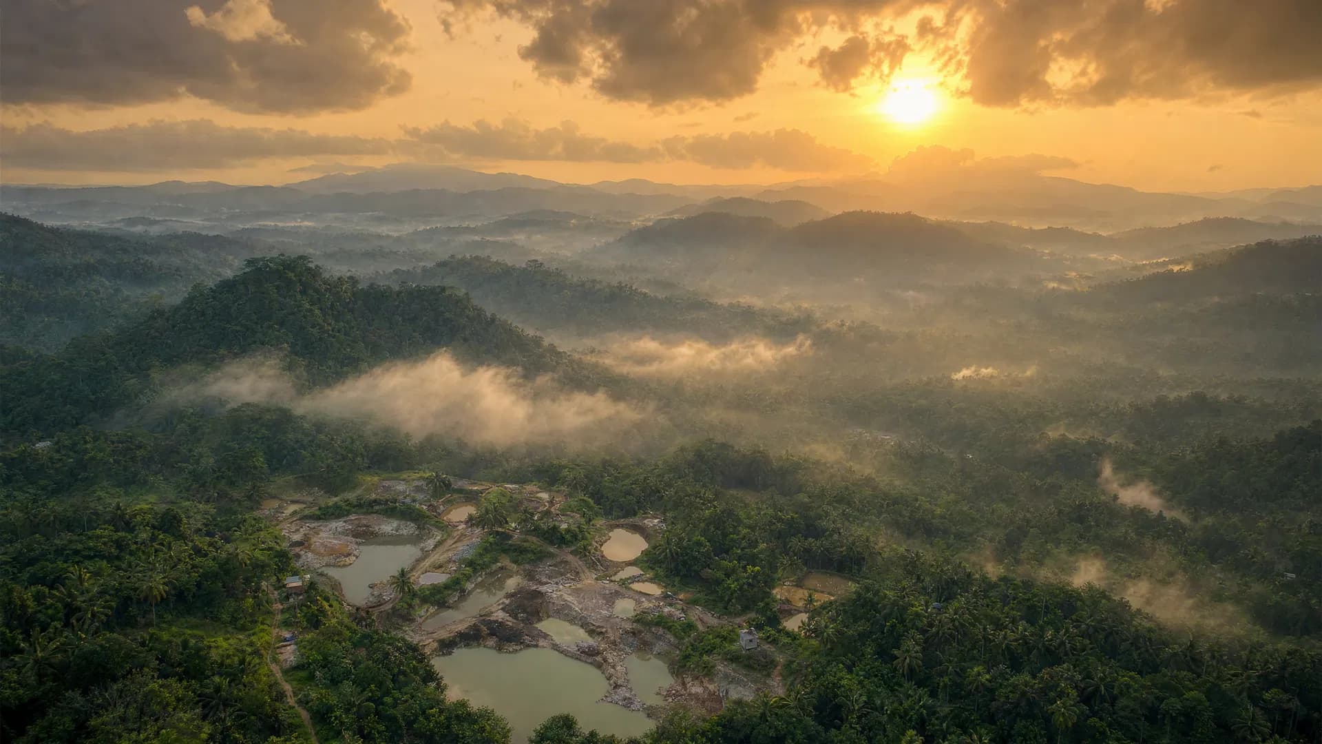Sri Lanka gem mines